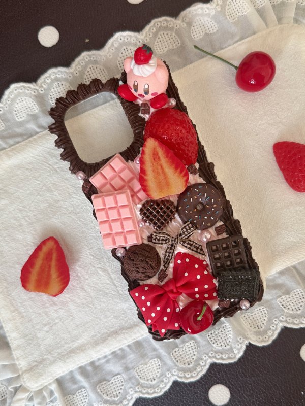 微信图片_20260725221919_1597_4 Kirby Chocolate Fruit Phone Case