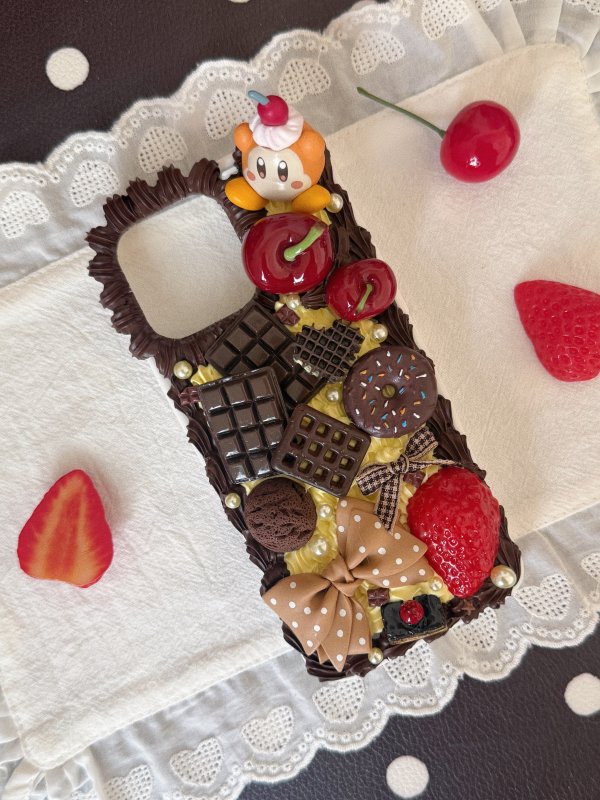 微信图片_20260725222239_1598_4 Kirby Chocolate Fruit Phone Case