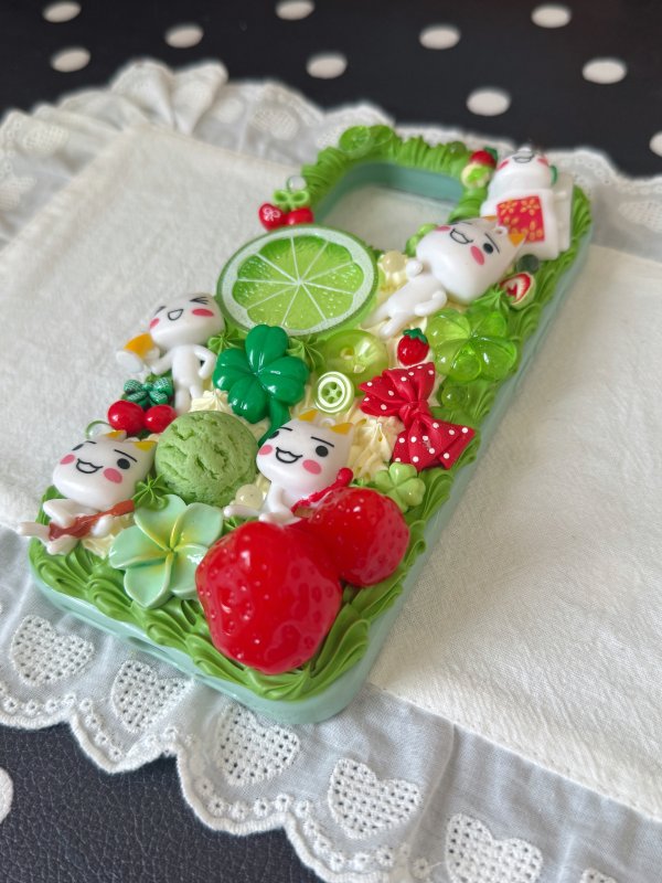 Cherry Lemon Cat Phone Case