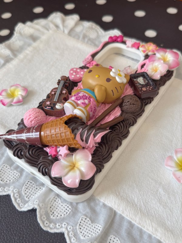 Summer Beach Tan kitty  Phone Case