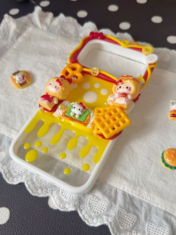 f1db2826ddd0a86542801f8315bed260 Bread Button Kitten Decoden Phone Case