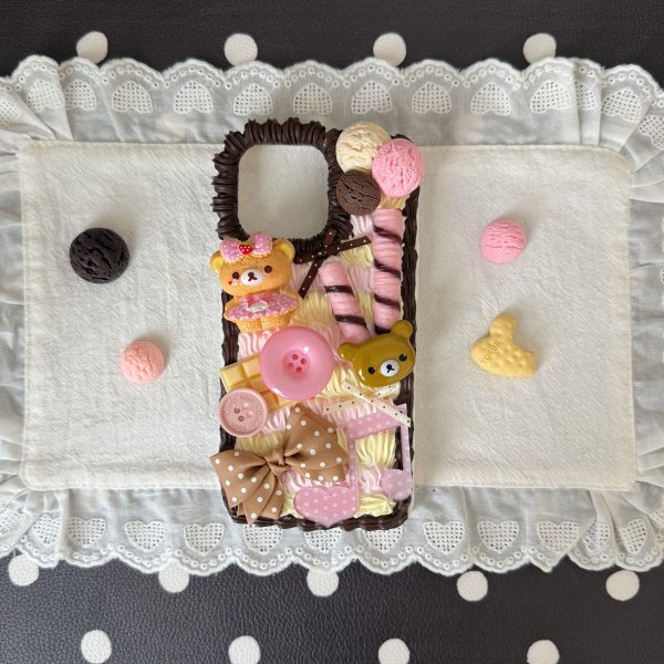 Neapolitan Ice Cream Bear Phone Case
