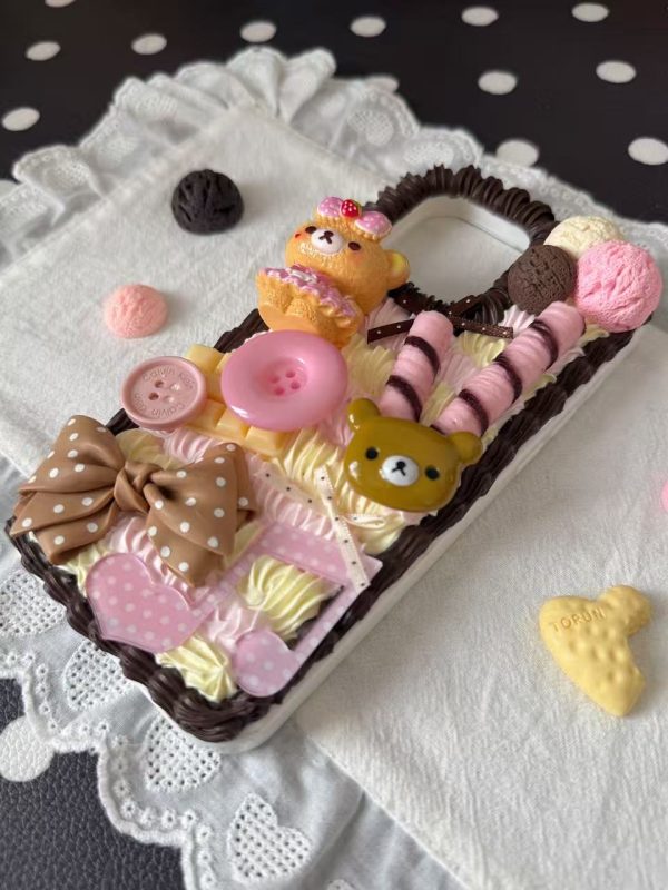 Neapolitan Ice Cream Bear Phone Case